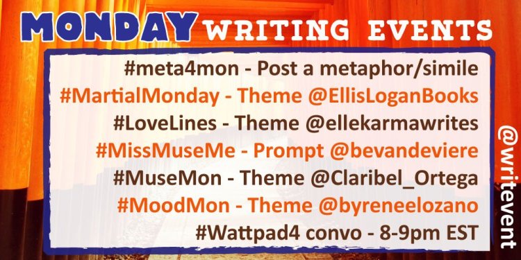 monday writing events