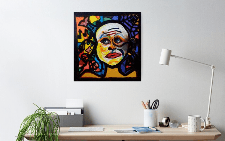 Screenshot_2020-04-28 'In one ear and out the other' Poster by marialberg